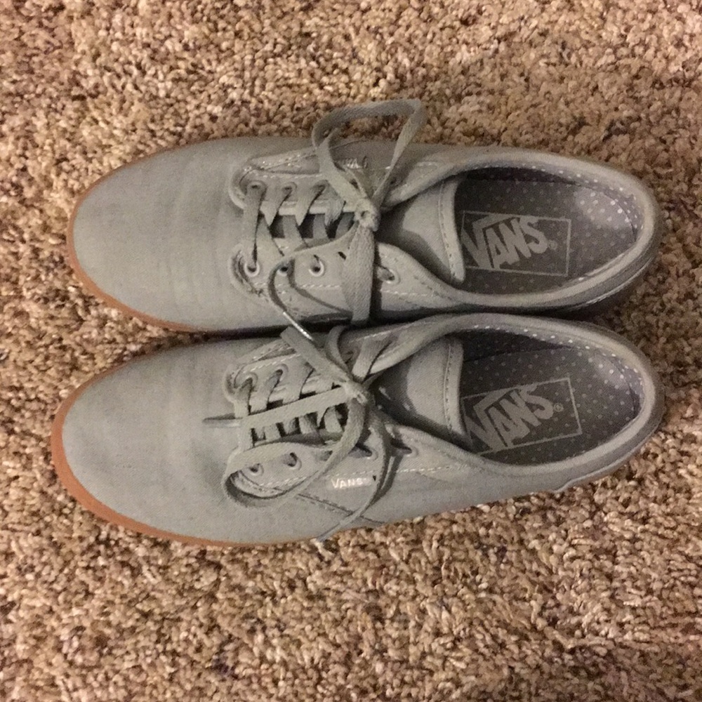 Vans Original Shoes Gray Size 6.5